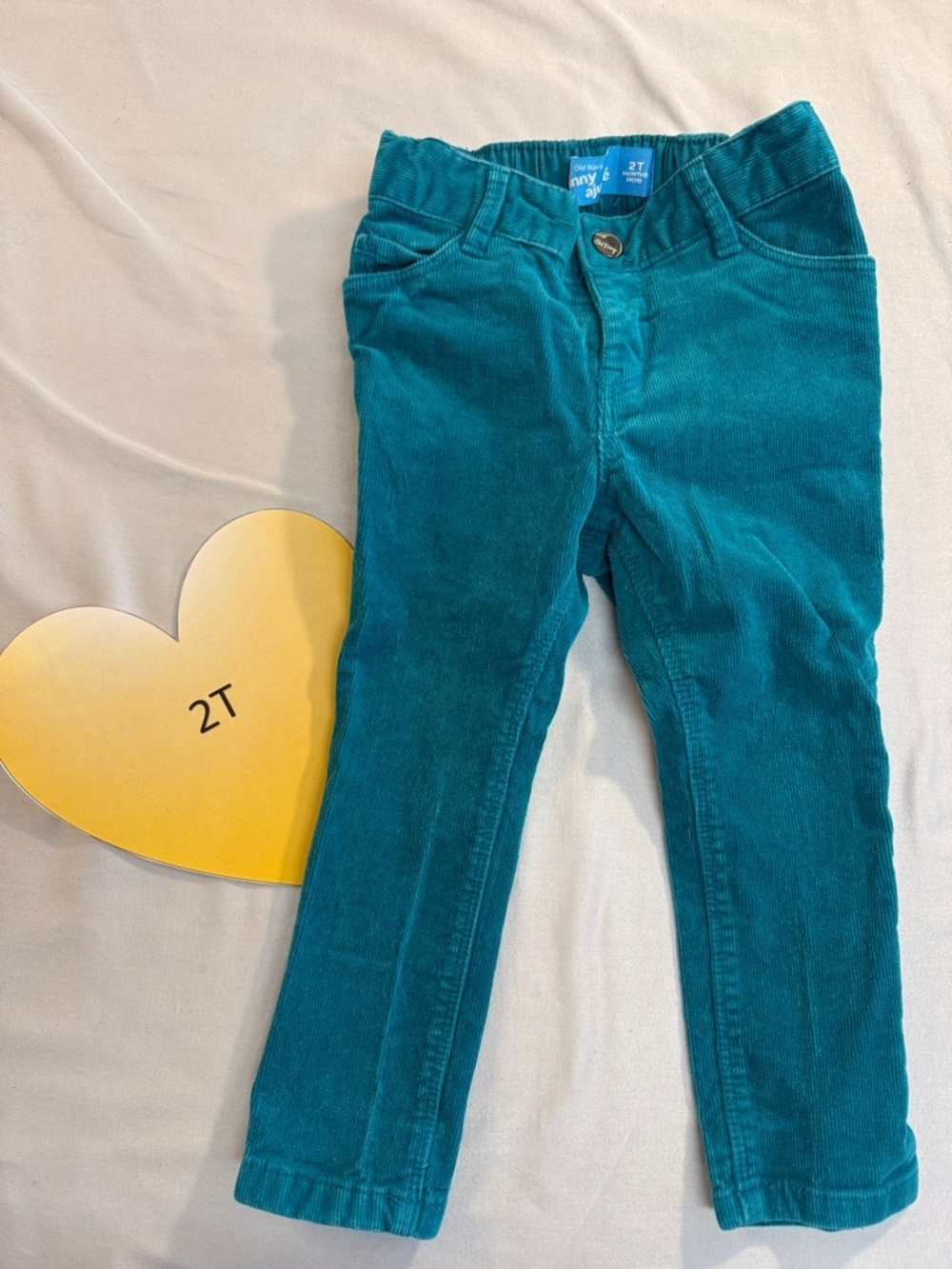 Old Navy - Skinny cut blue corduroy pants. Size 2